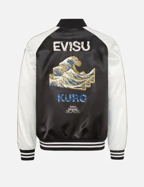 3D Ukiyo-E Embroidered Souvenir Jacket