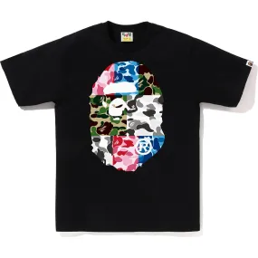 ABC CAMO CRAZY BIG APE HEAD TEE MENS