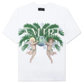 Airbrush Cherub Tee - White