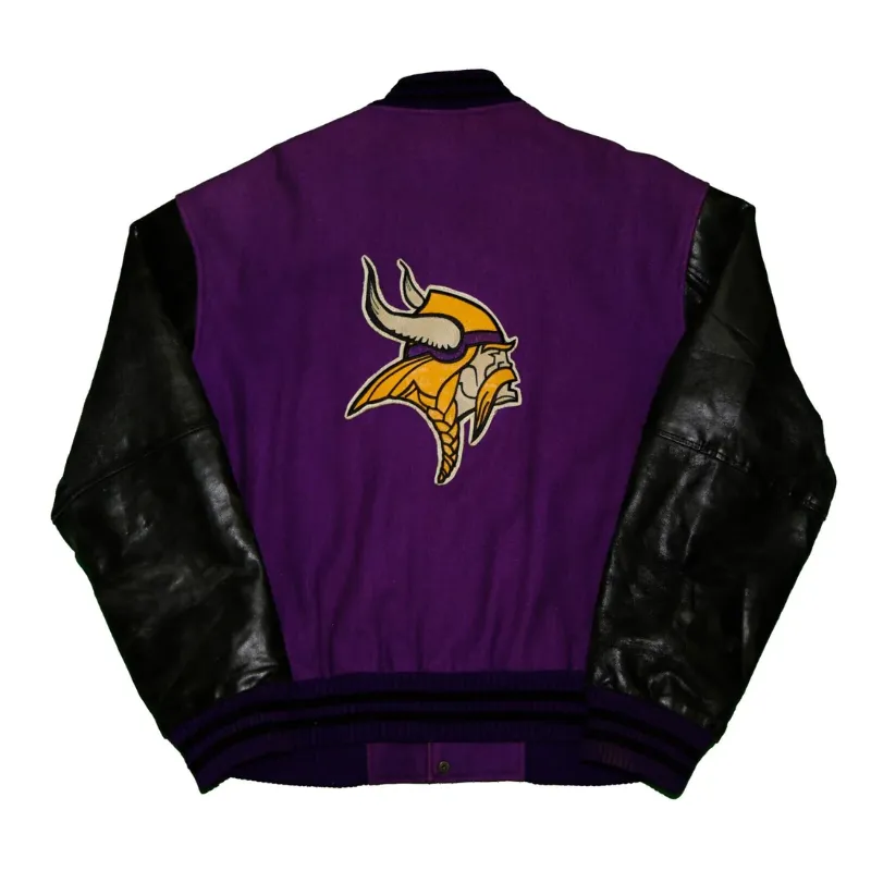 Angelina Minnesota Vikings Varsity Jacket - William Jacket