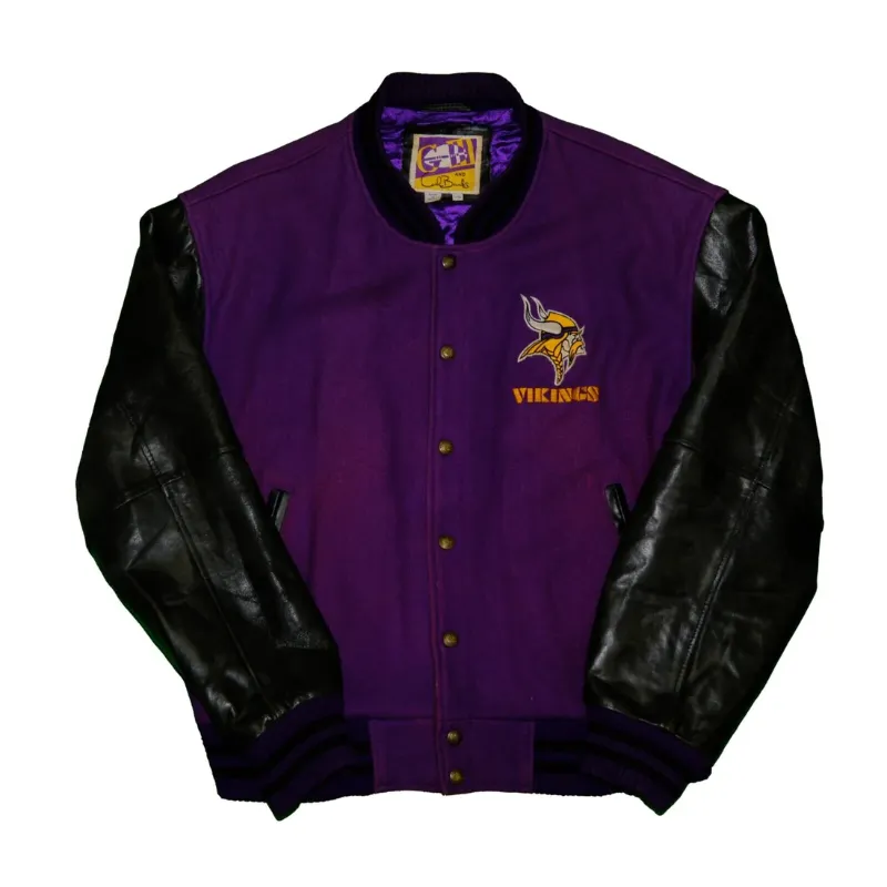 Angelina Minnesota Vikings Varsity Jacket - William Jacket