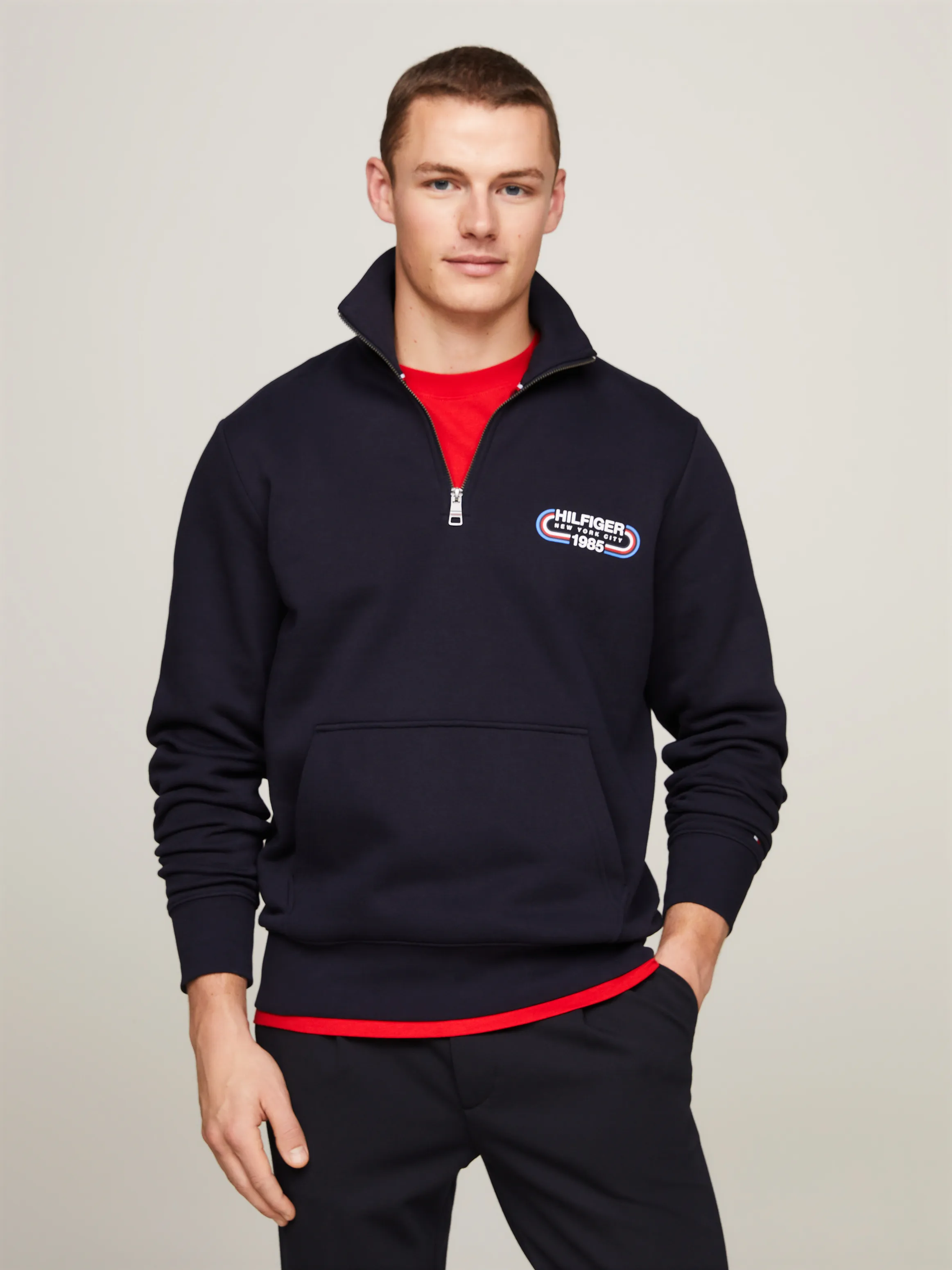 Archive Track Logo Half-Zip Sweatshirt | Sweatshirts & Hoodies | Tommy Hilfiger