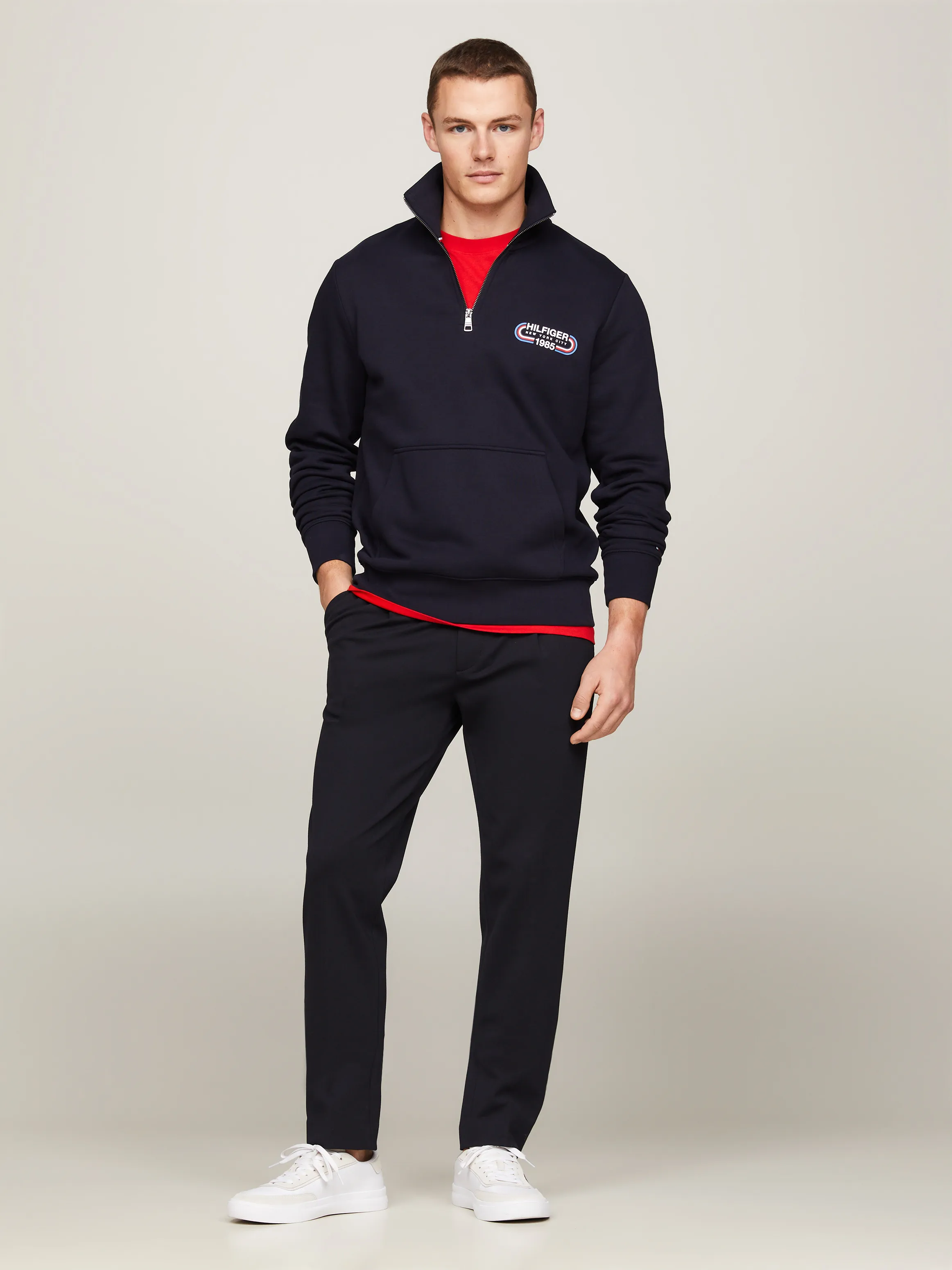 Archive Track Logo Half-Zip Sweatshirt | Sweatshirts & Hoodies | Tommy Hilfiger