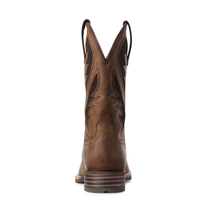 Ariat Men's 11 Hybrid VentTEK Western Boot - Distressed Tan 10031454