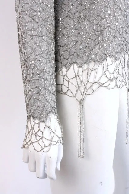 ARMANI Beaded Cardigan Sweater