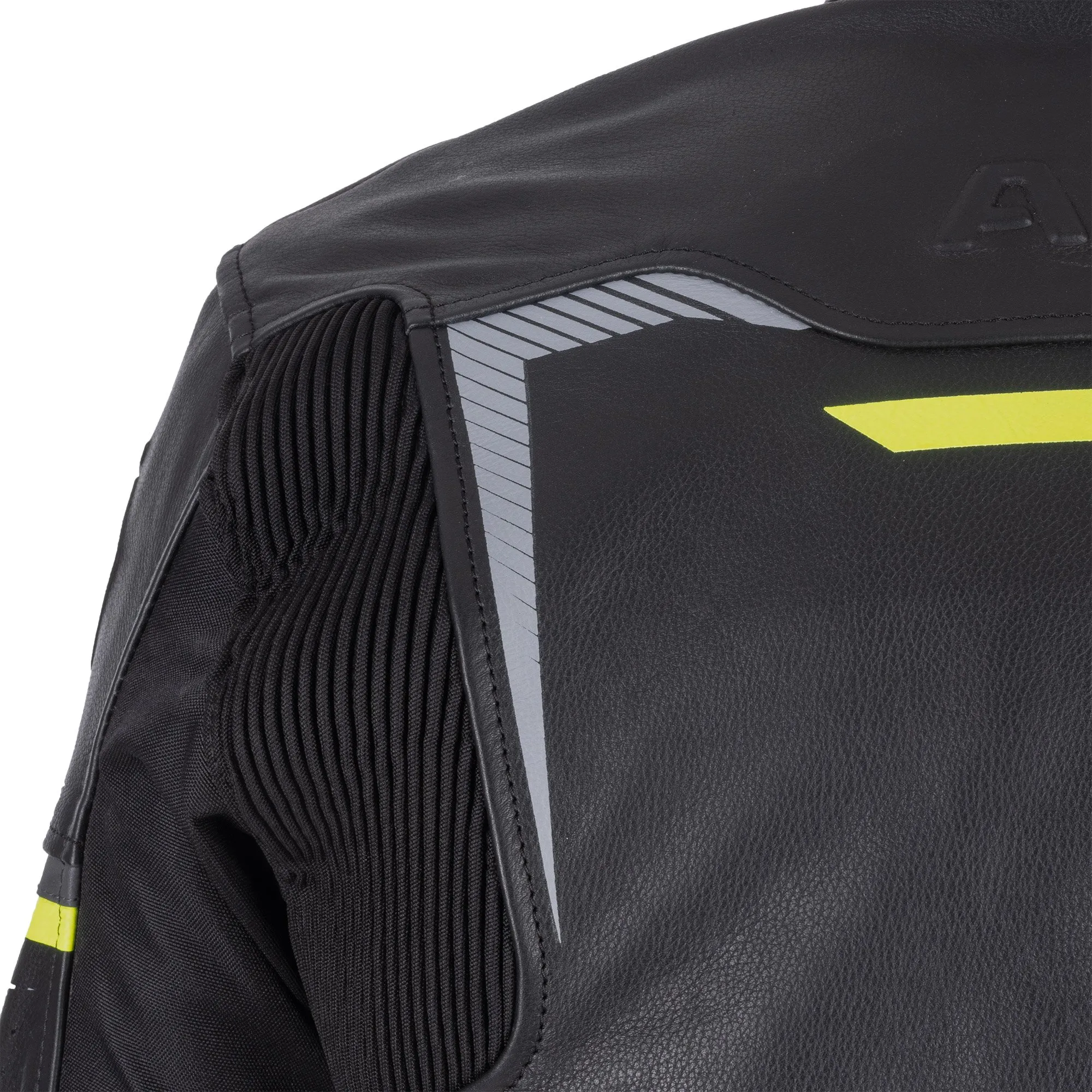 ARMR Raiden 3.0 Leather Jacket - Black/Yellow