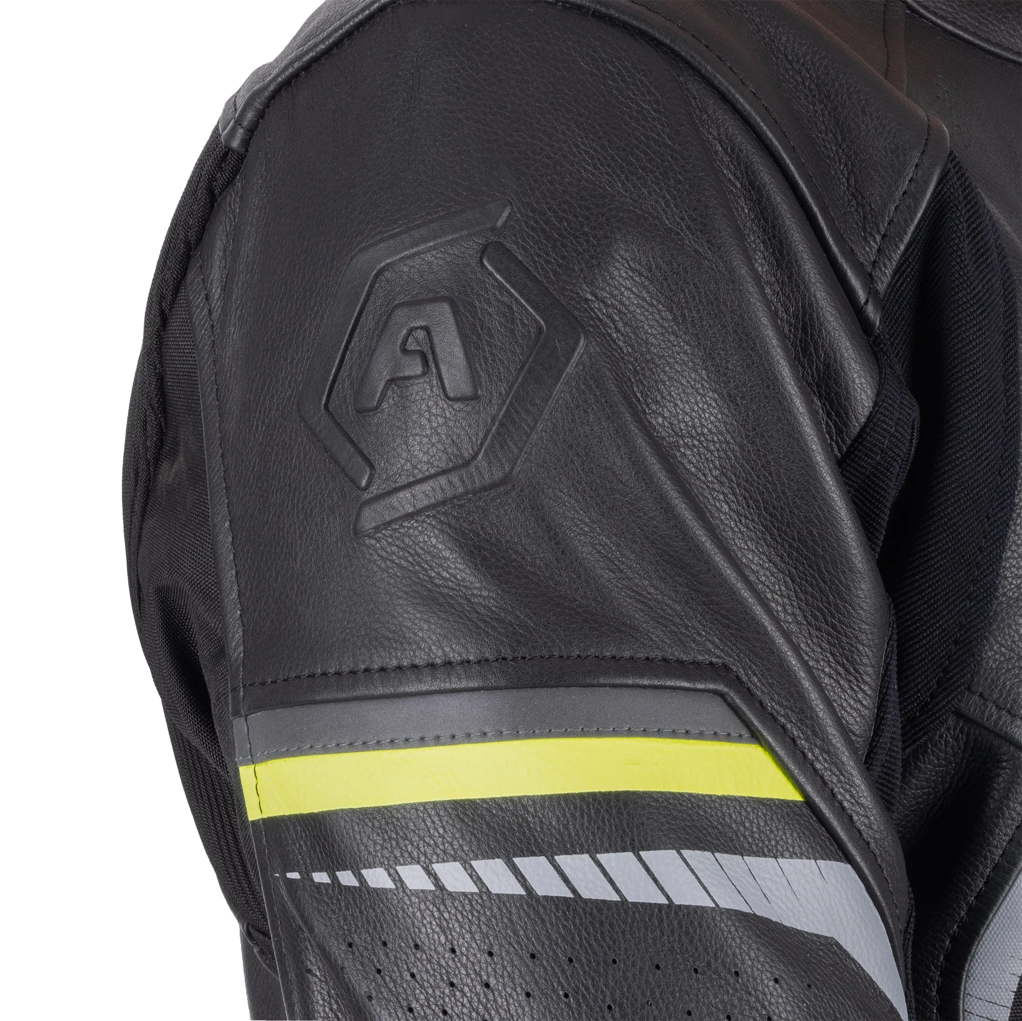 ARMR Raiden 3.0 Leather Jacket - Black/Yellow