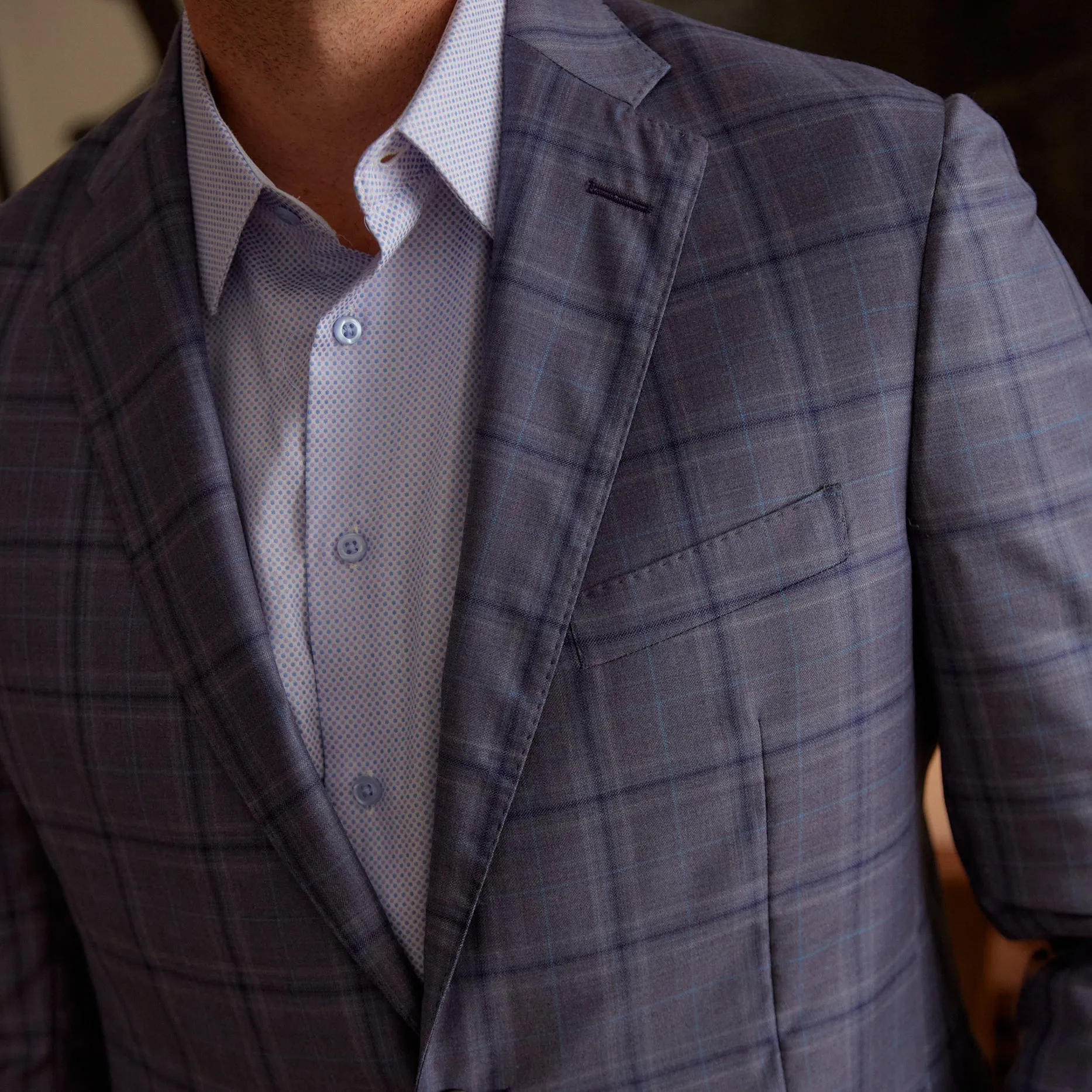 Audubon Lavender Check Sport Coat