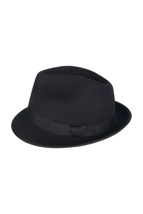 Avenel Angus Wool Felt Classic Hat Black