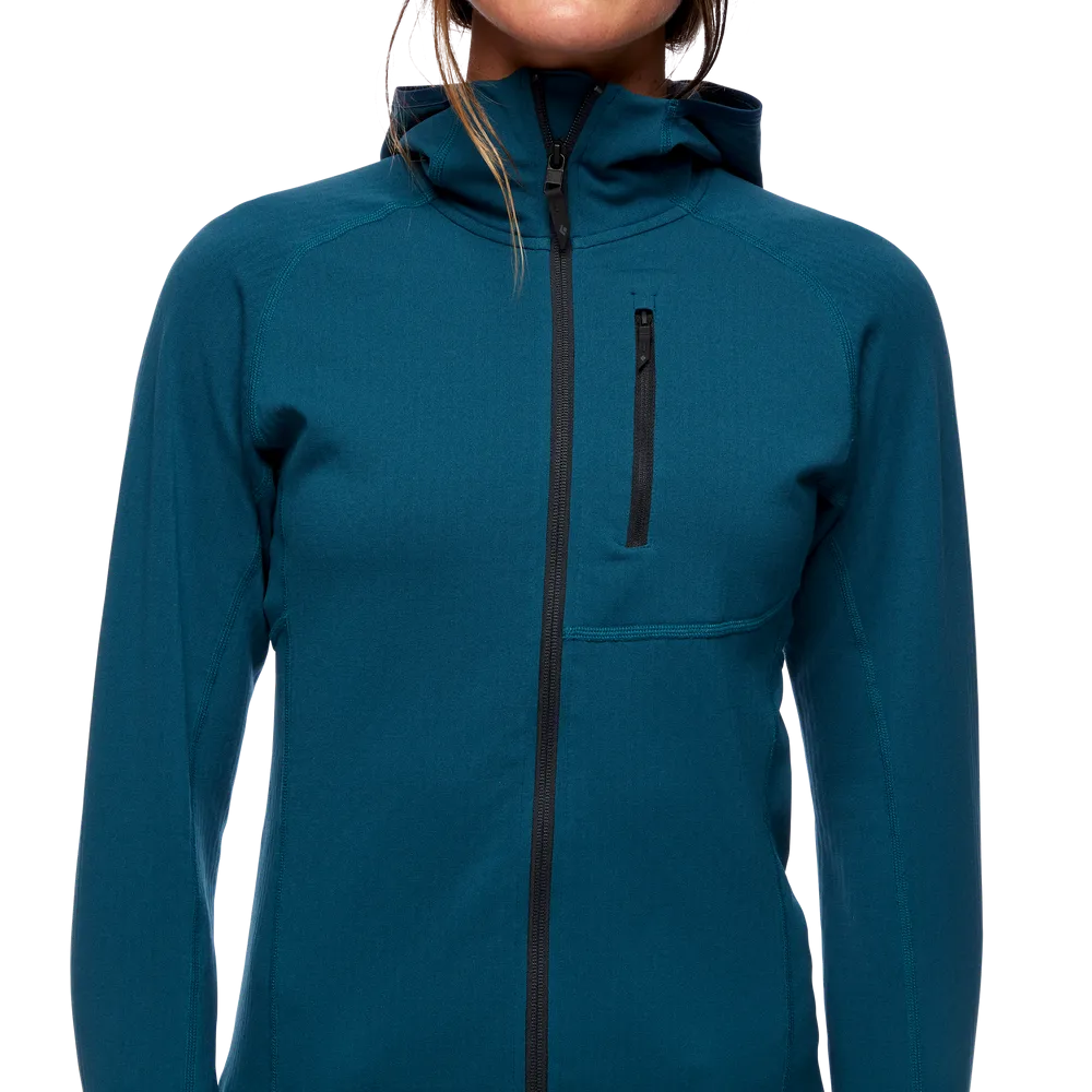 Black Diamond Women's Coefficient Fleece Hoody | Womens Midlayers & Fleece Jackets | BananaFingers