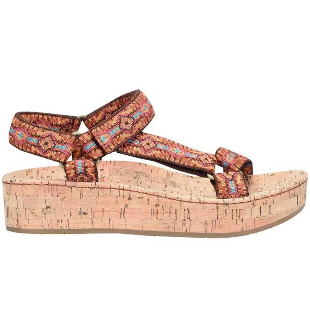 Born Sirena Platform Sandal Orange (Women's)