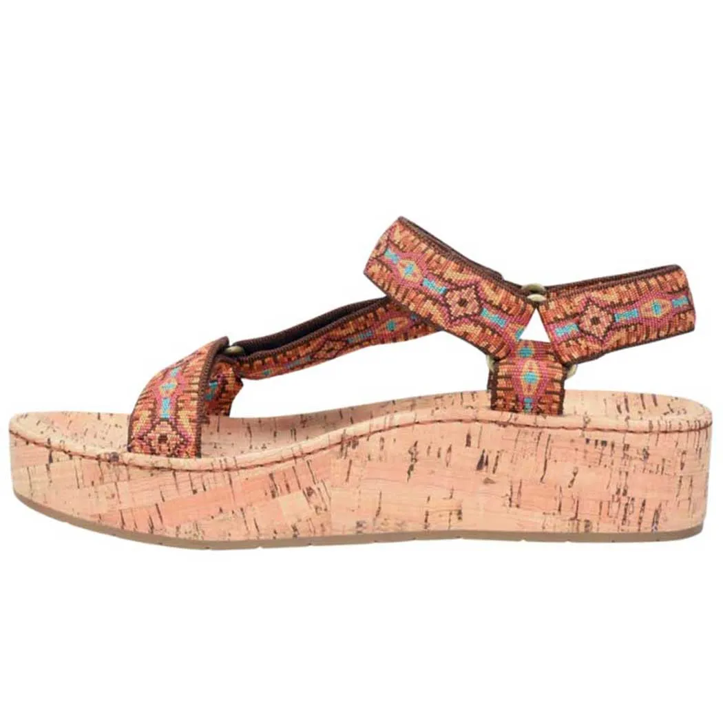 Born Sirena Platform Sandal Orange (Women's)