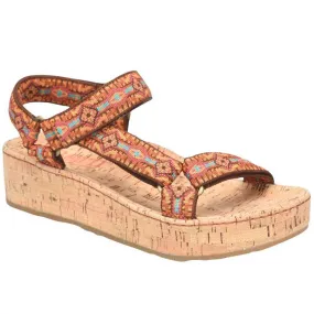 Born Sirena Platform Sandal Orange (Women's)