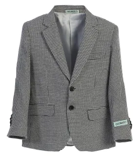 Boy's Houndstooth Blazer Jacket