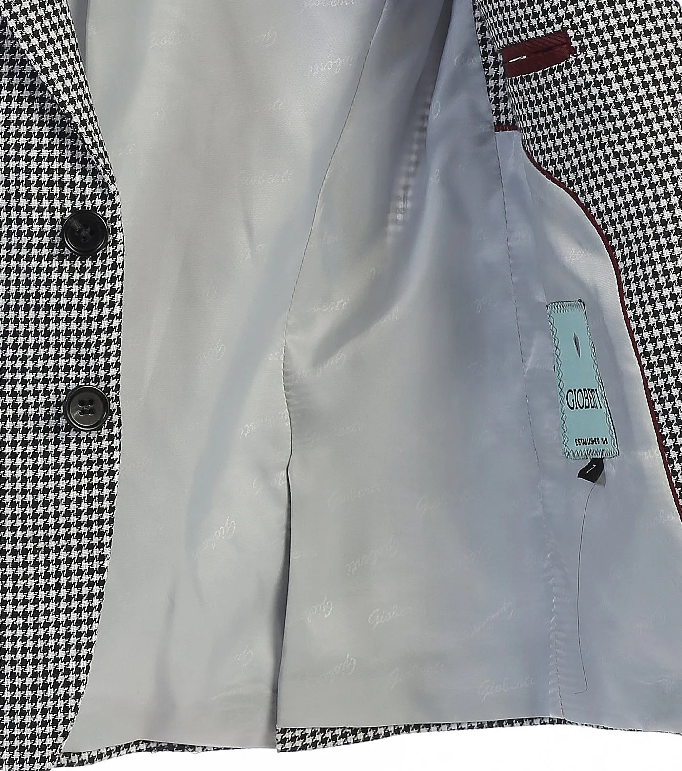 Boy's Houndstooth Blazer Jacket