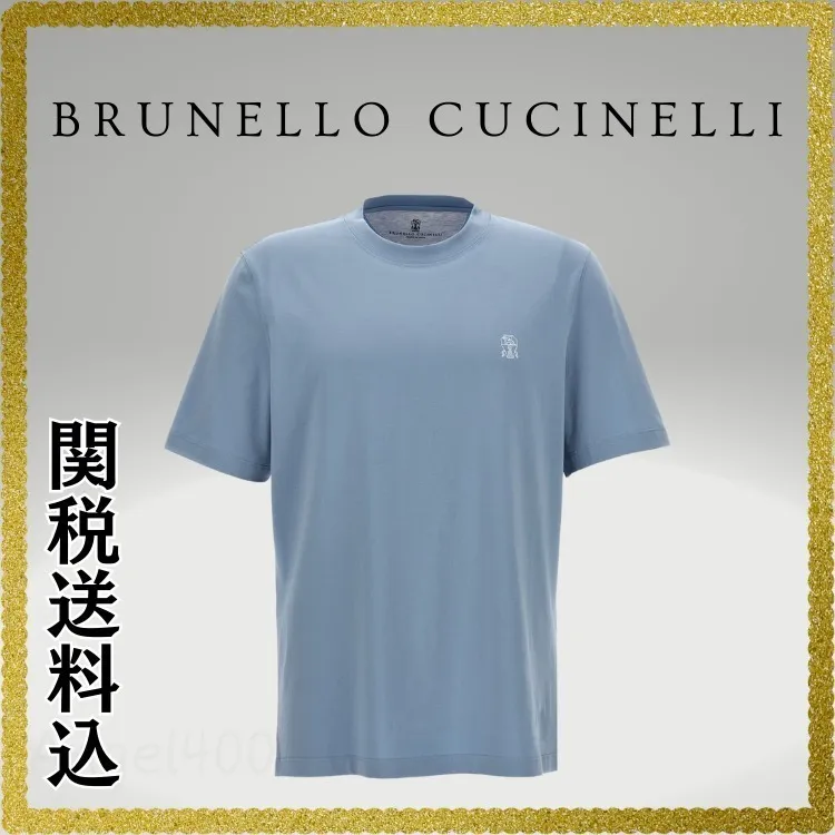 BRUNELLO CUCINELLI  |Cotton Short Sleeves Logo T-Shirts