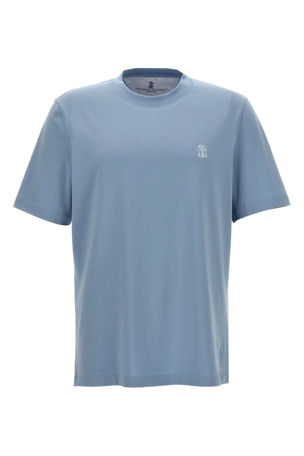 BRUNELLO CUCINELLI  |Cotton Short Sleeves Logo T-Shirts