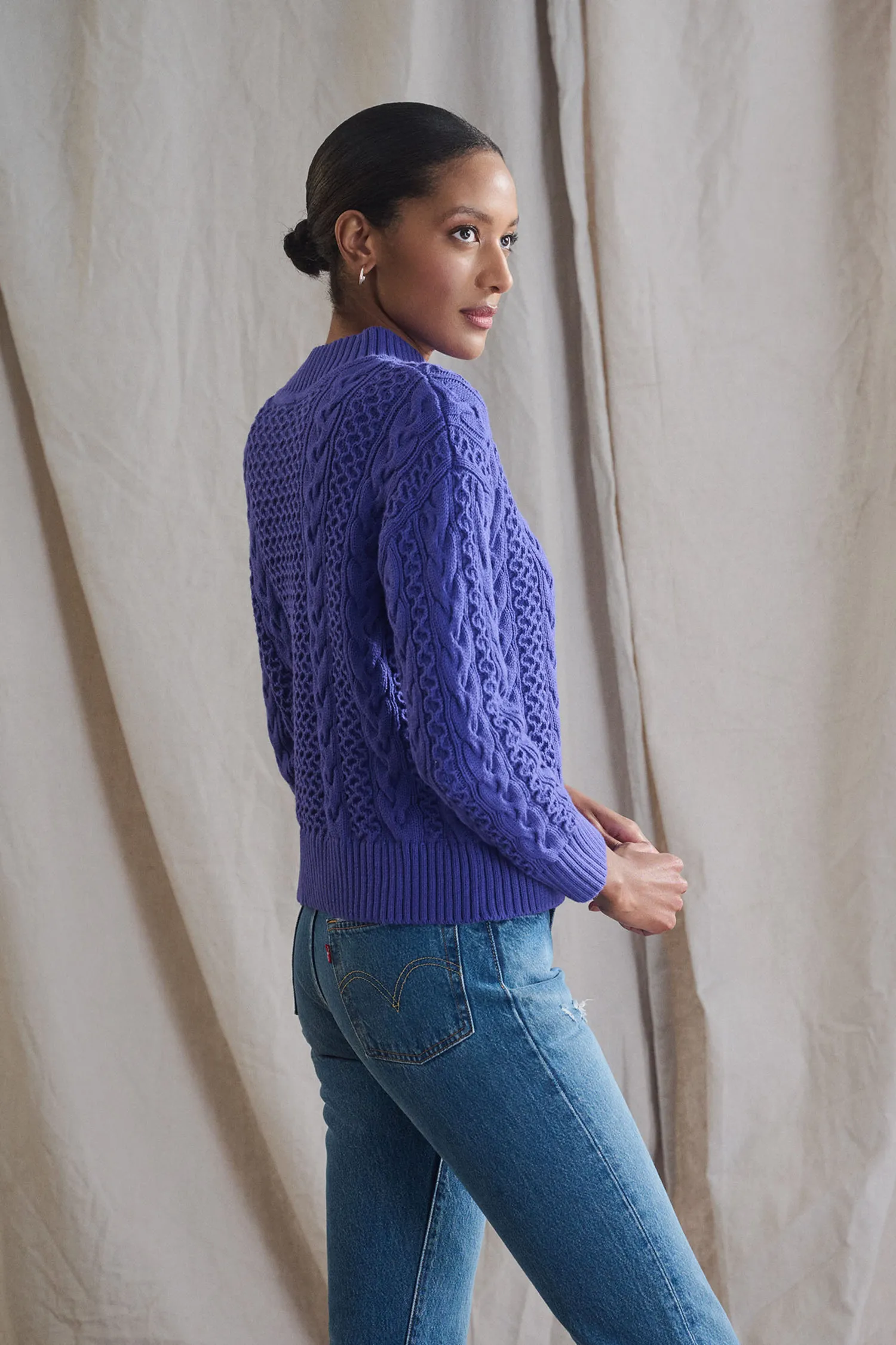 Button Neck Sweater