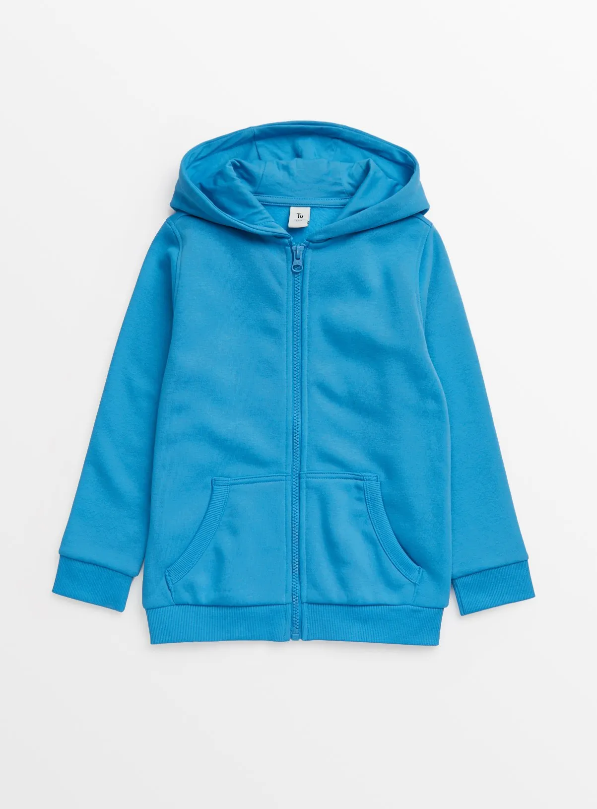 Buy Bright Blue Zip-Through Hoodie 2 years | Jumpers and hoodies | Tu