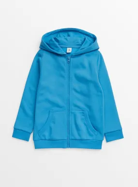 Buy Bright Blue Zip-Through Hoodie 2 years | Jumpers and hoodies | Tu