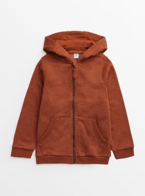 Buy Brown Zip Through Hoodie 4 years | Jumpers and hoodies | Tu