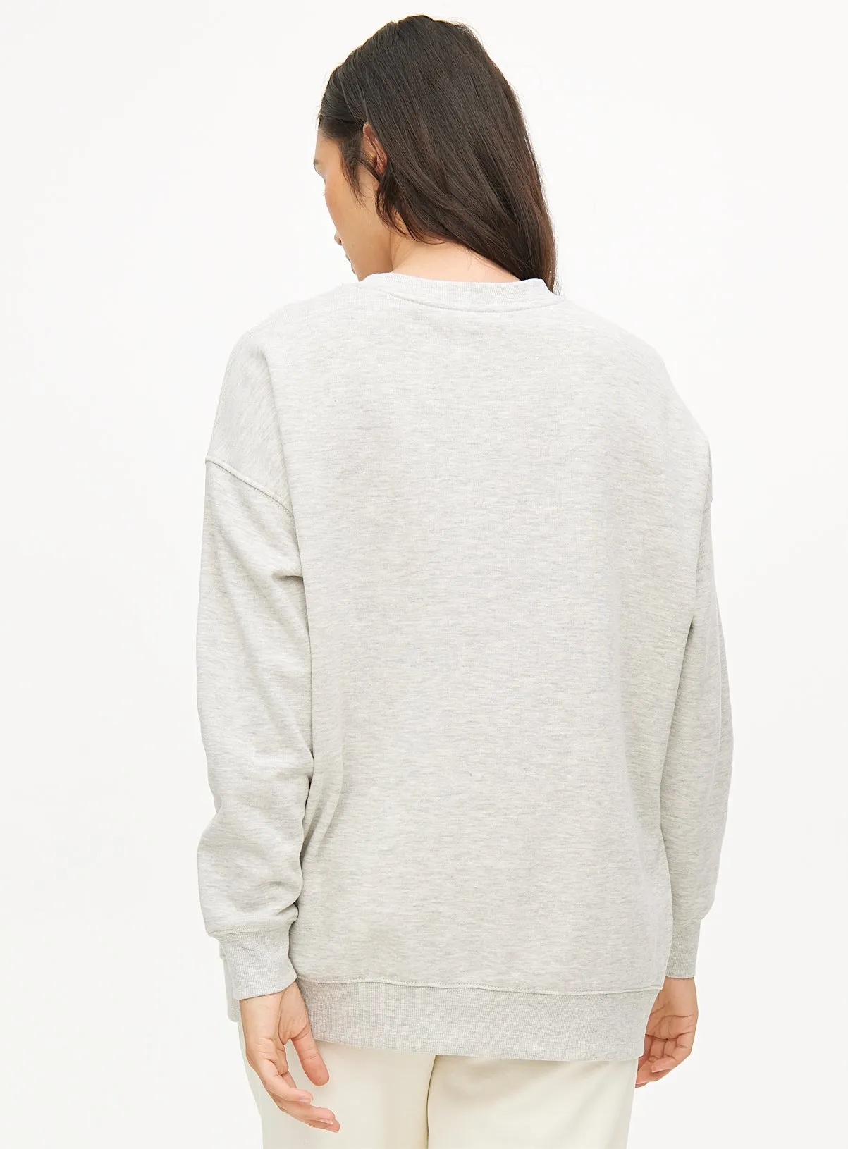 Buy Grey Marl Oversized New York Sweatshirt M | Hoodies and sweatshirts | Tu