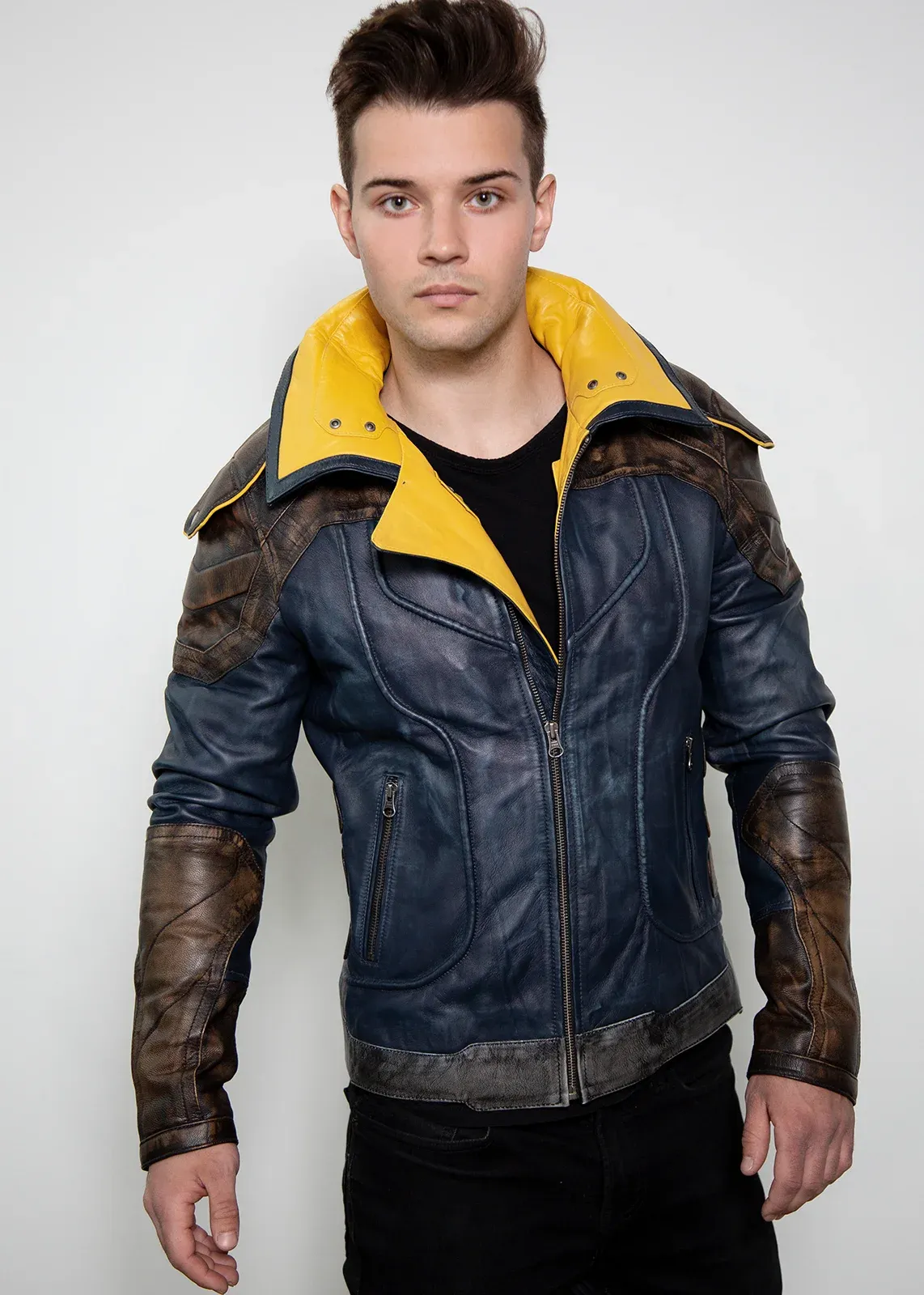 Buy Mens Zane Vault Hunter Borderlands 3 Leather Jacket - Gaming