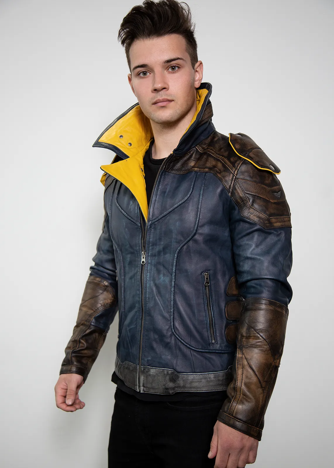 Buy Mens Zane Vault Hunter Borderlands 3 Leather Jacket - Gaming