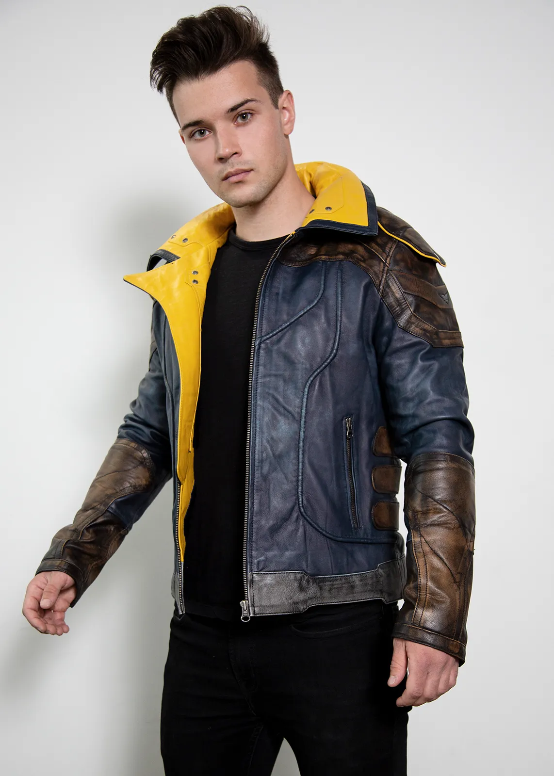 Buy Mens Zane Vault Hunter Borderlands 3 Leather Jacket - Gaming