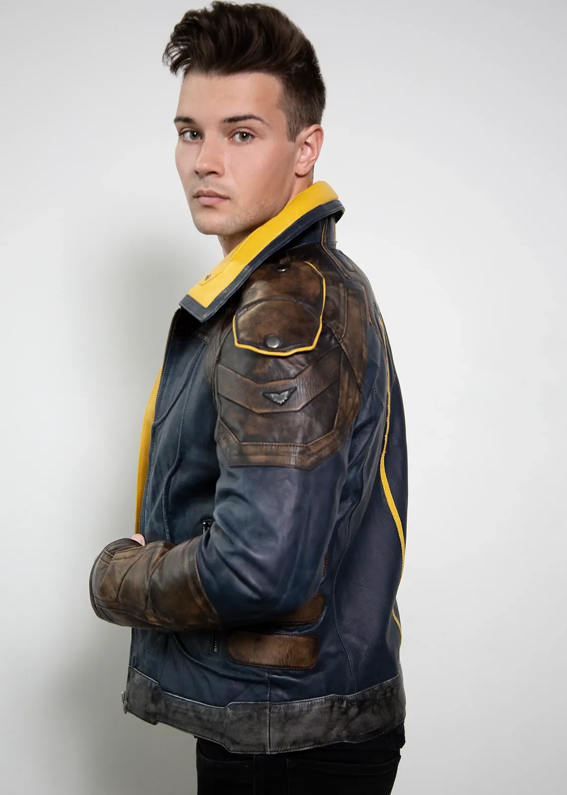 Buy Mens Zane Vault Hunter Borderlands 3 Leather Jacket - Gaming