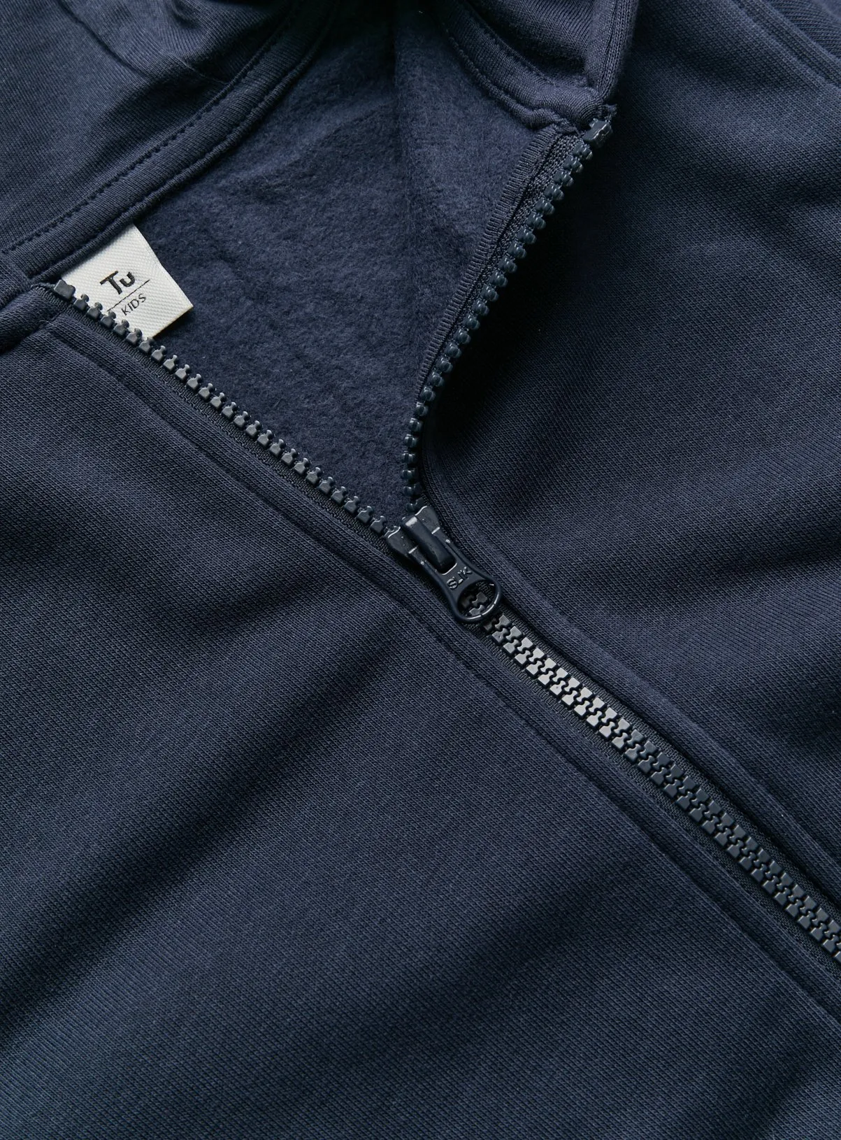 Buy Navy Zip Through Hoodie 3 years | Jumpers and hoodies | Tu