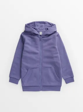 Buy Purple Zip-Through Hoodie 14 years | Jumpers and hoodies | Tu