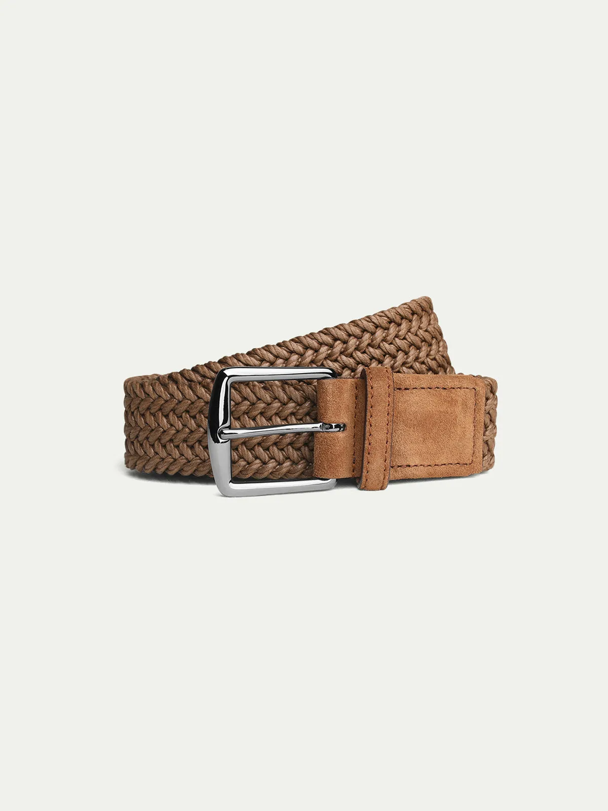 Caramel Waxed Cotton Belt