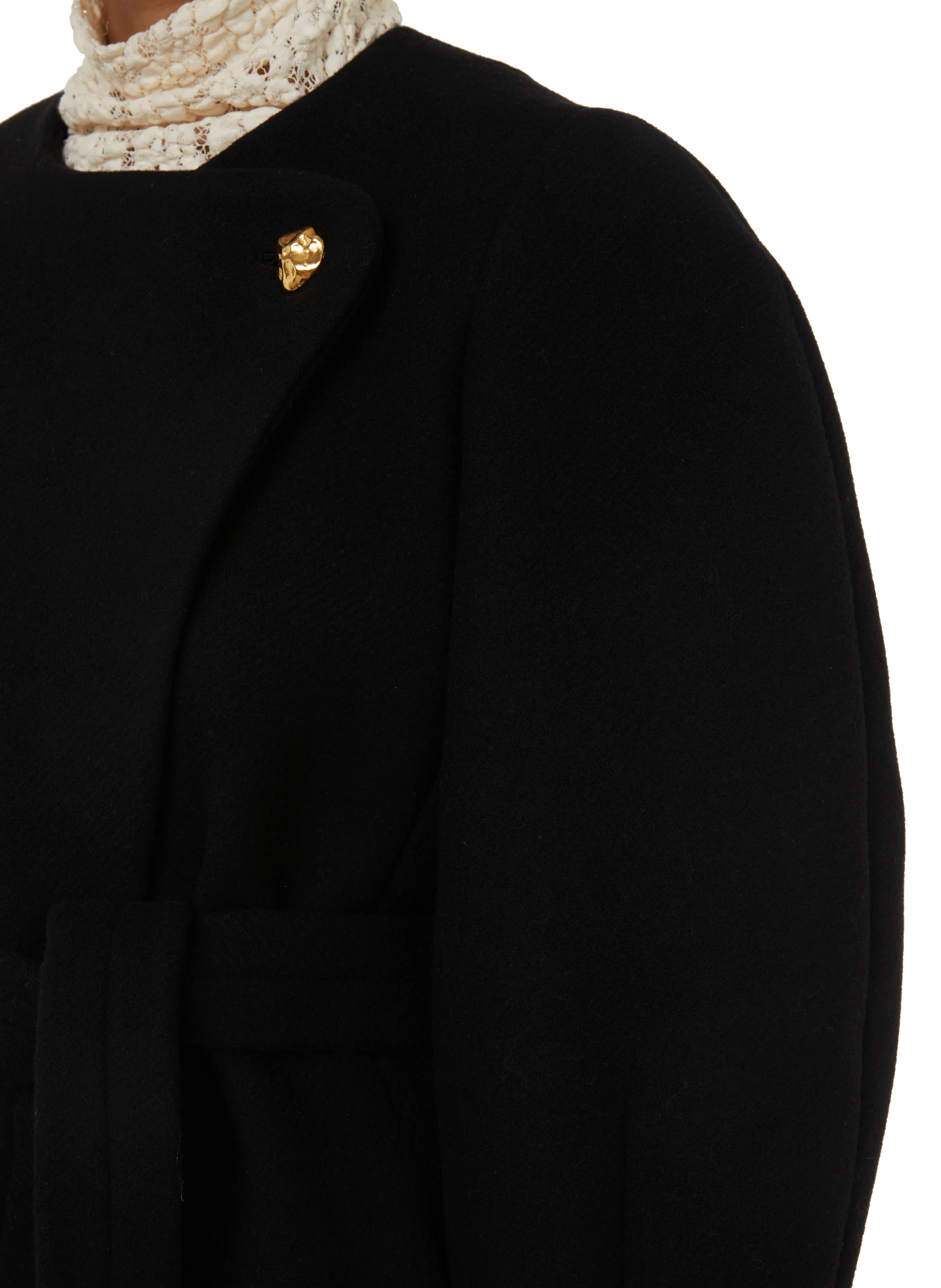 CHLOÉ  Wool coat - Black