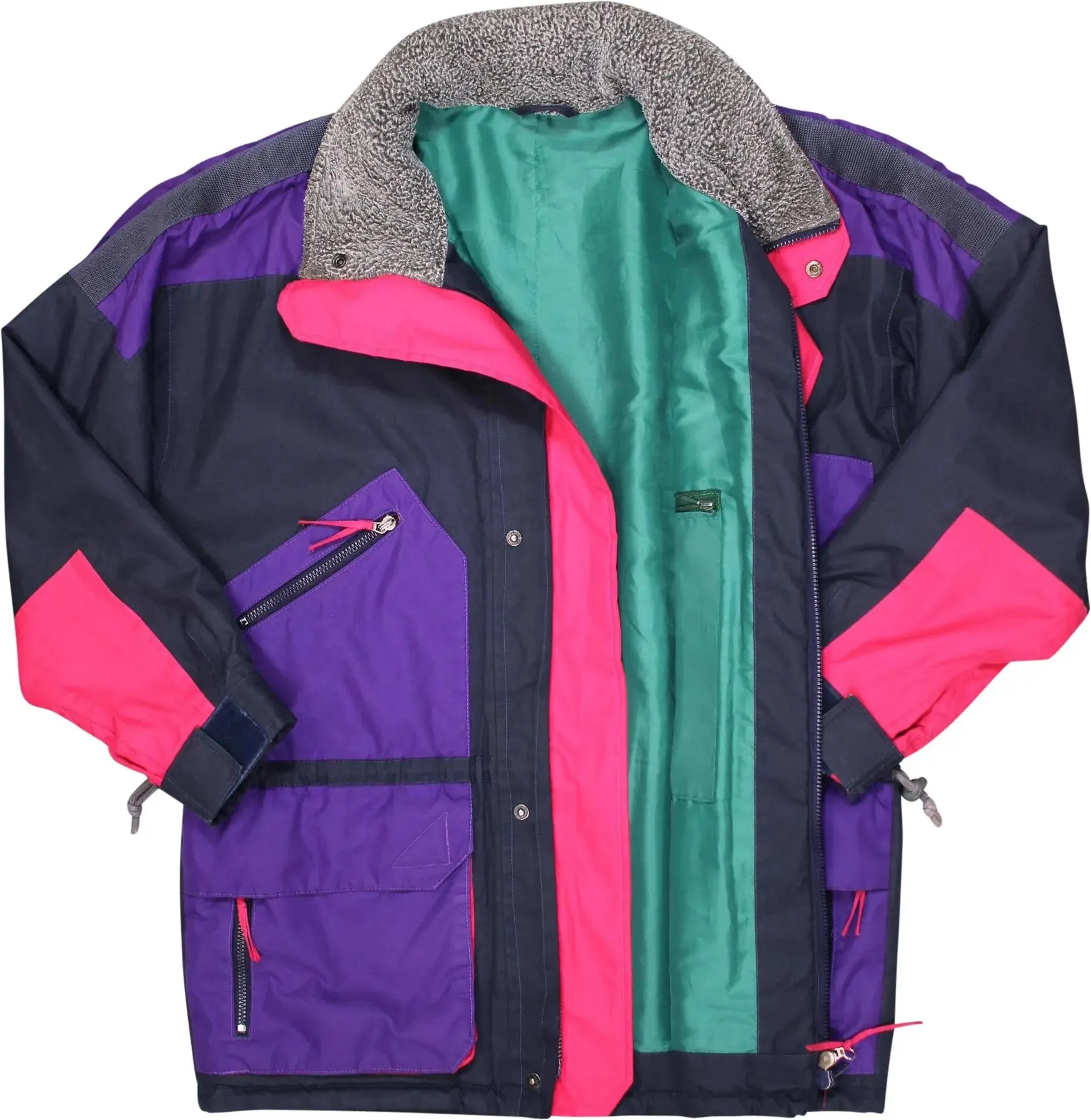 Colourful Ski Coat | ThriftTale