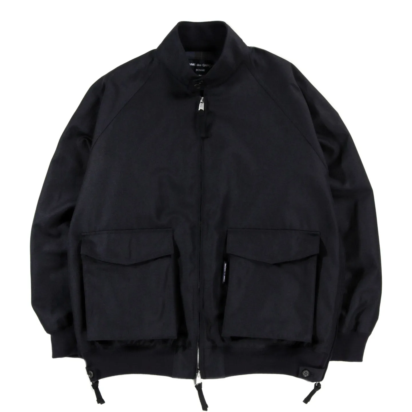 COMME DES GARCONS HOMME J026 HARRINGTON JACKET NAVY