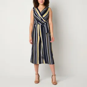 Connected Apparel Sleeveless Jumpsuit