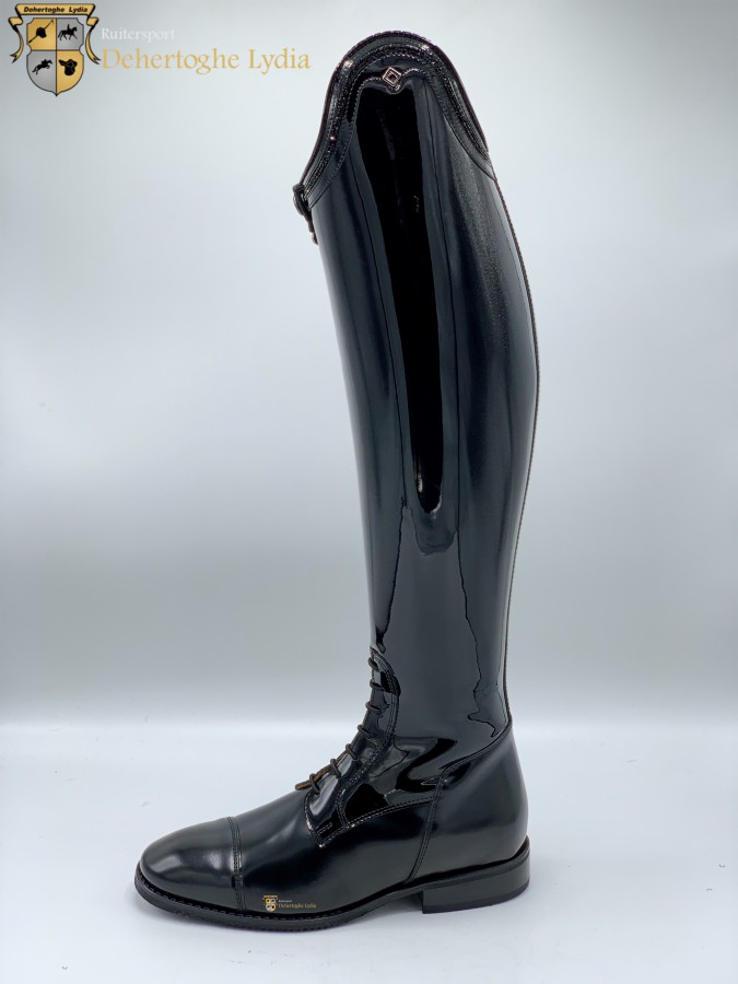 DeNiro Bellini riding boots Shiny Black