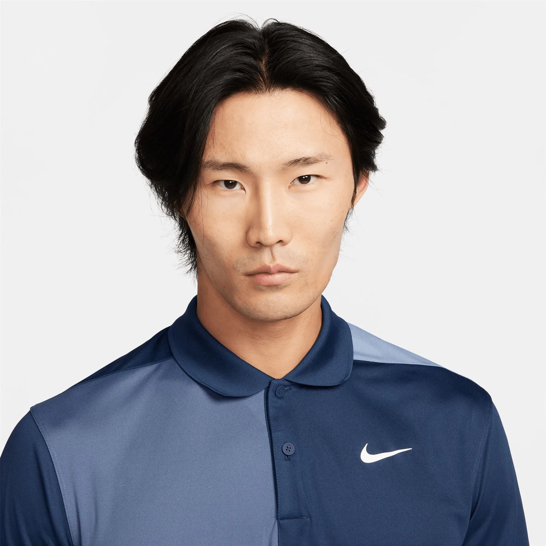 Dri-FIT Victory+ Colour Blocked Polo Navy/Slate - SS24