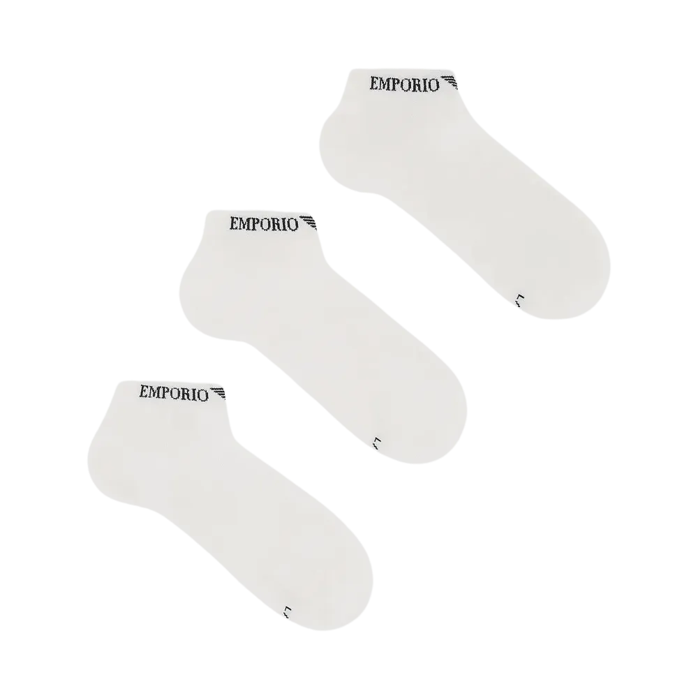 Emporio Armani 3 Pack Sneaker Socks