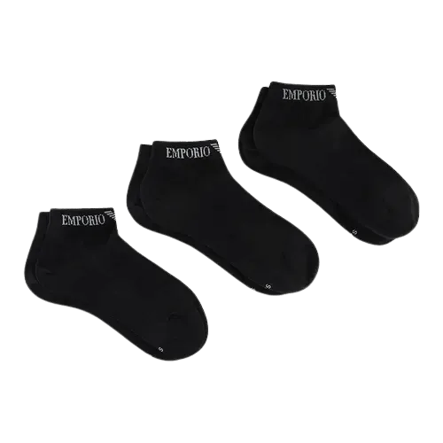 Emporio Armani 3 Pack Sneaker Socks