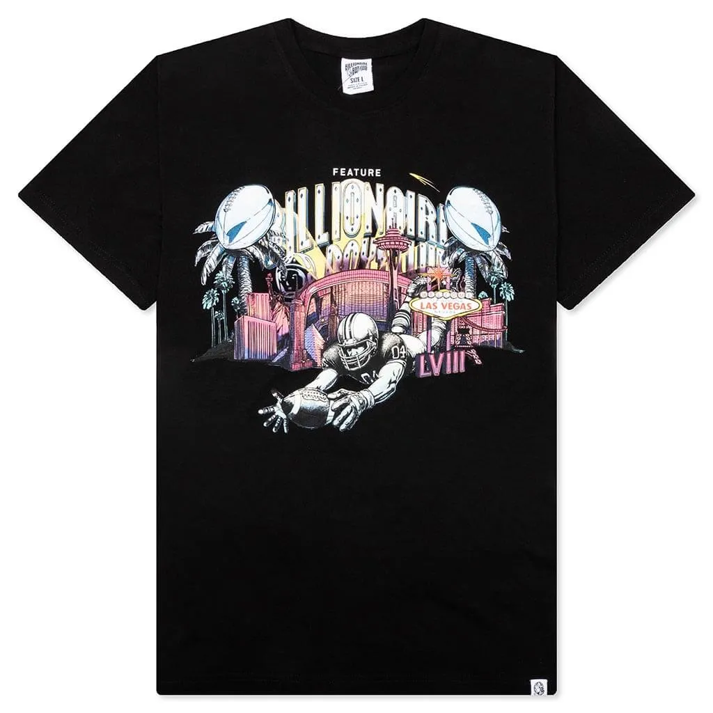 Feature x Billionaire Boys Club Touchdown Short Sleeve Tee - Black