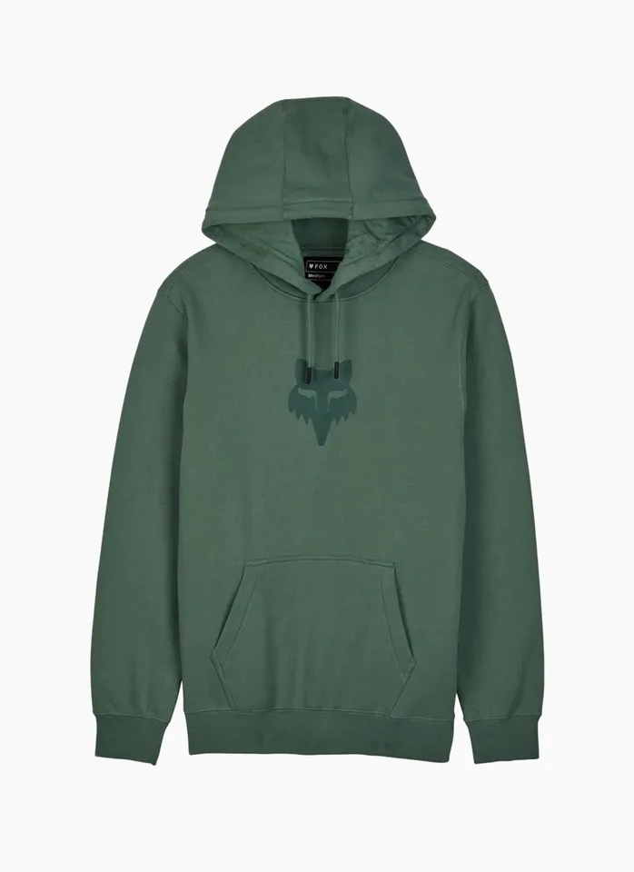 Fox Fox Head Fleece Pullover Hoody - Hunter Green