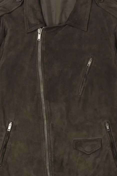 FW15 Blistered Leather Stooges Jacket