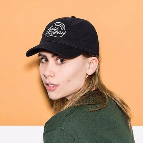 Gay Okay Dad Hat - Black