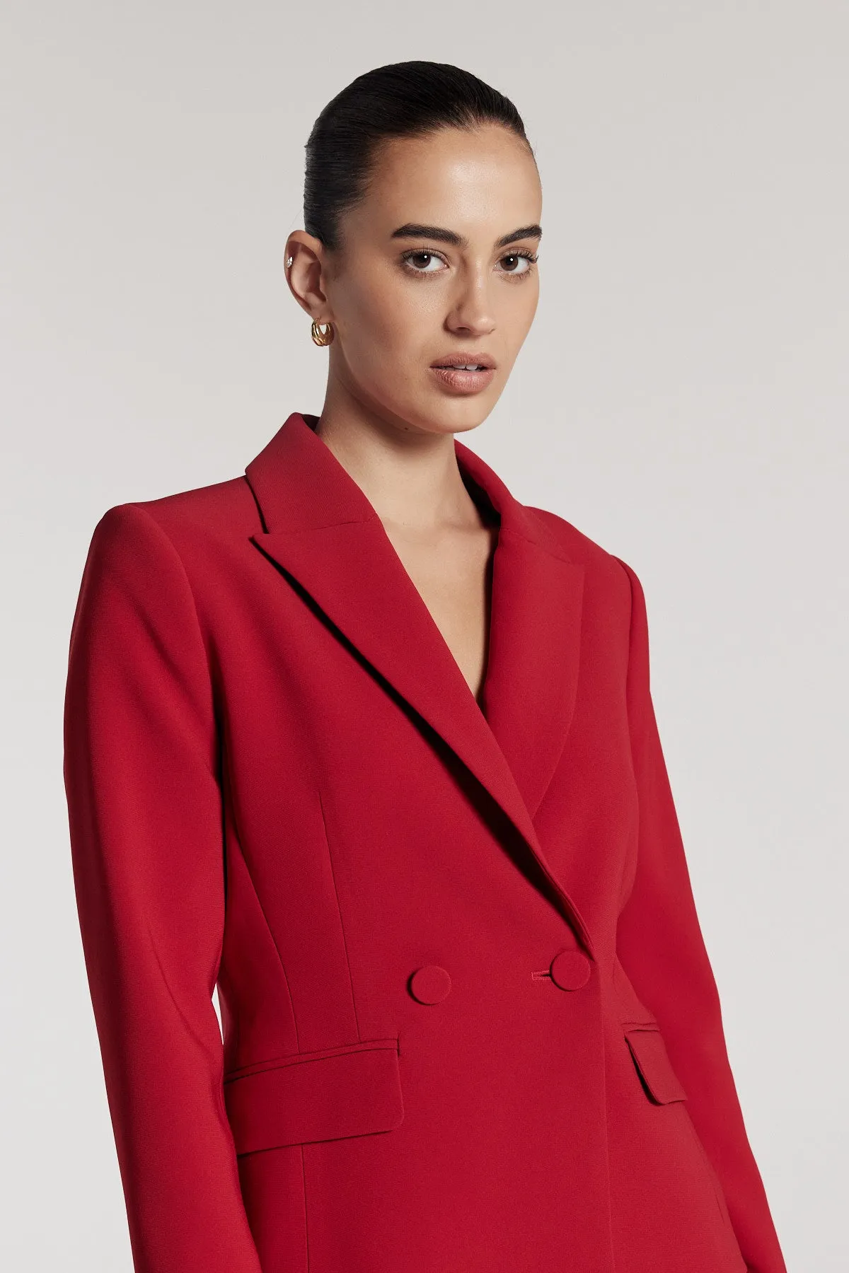 Genoa Jacket - Scarlet