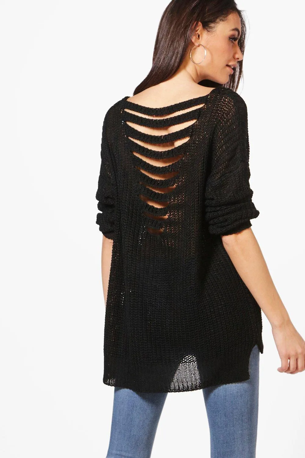 Georgina Open Back Sweater