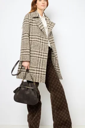 Gerard Darel LEOPOLDINE CHECK COAT