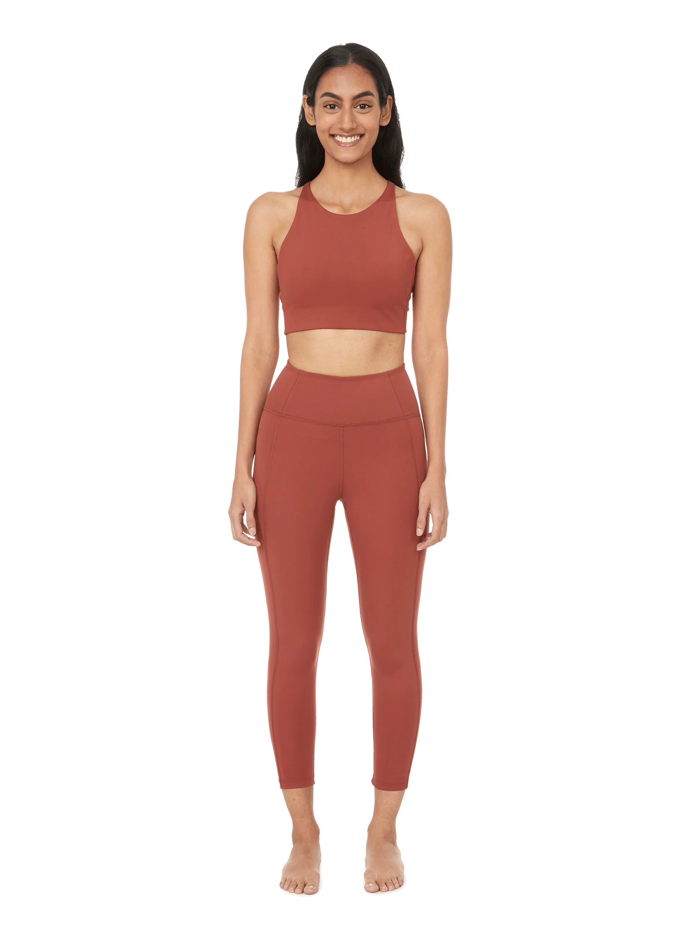 GIRLFRIEND COLLECTIVE  High-waisted leggings - Red