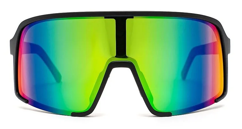 glasses Horsefeathers Magnum - Matt Black/Mirror Green